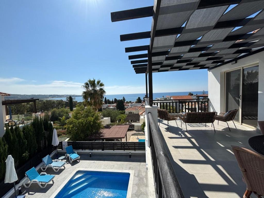 Villa Marina Sea-View Private Pool Peyia Exterior photo
